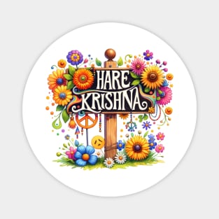 Hare Krishna Sign Magnet